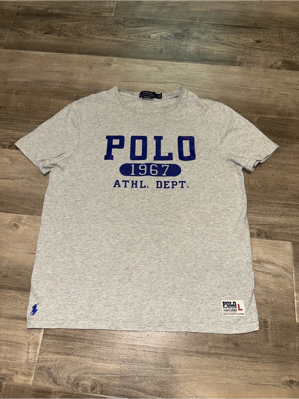 Polo Ralph Lauren grey t-shirt Size L